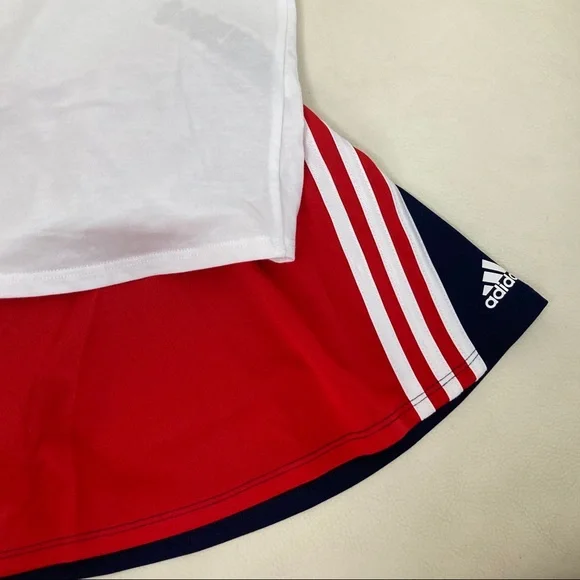Adidas cute Skort top American flag outfit 5024 - Picture 2 of 9